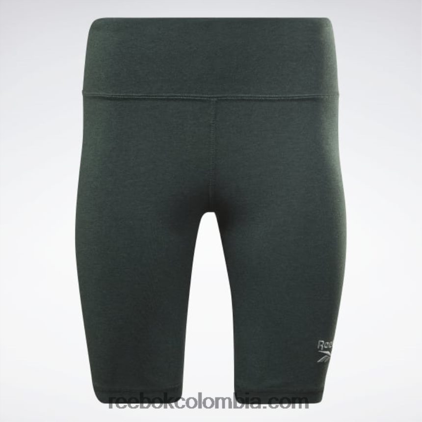 mujer bosque verde mel shorts ajustados con logo Reebok D260LP977