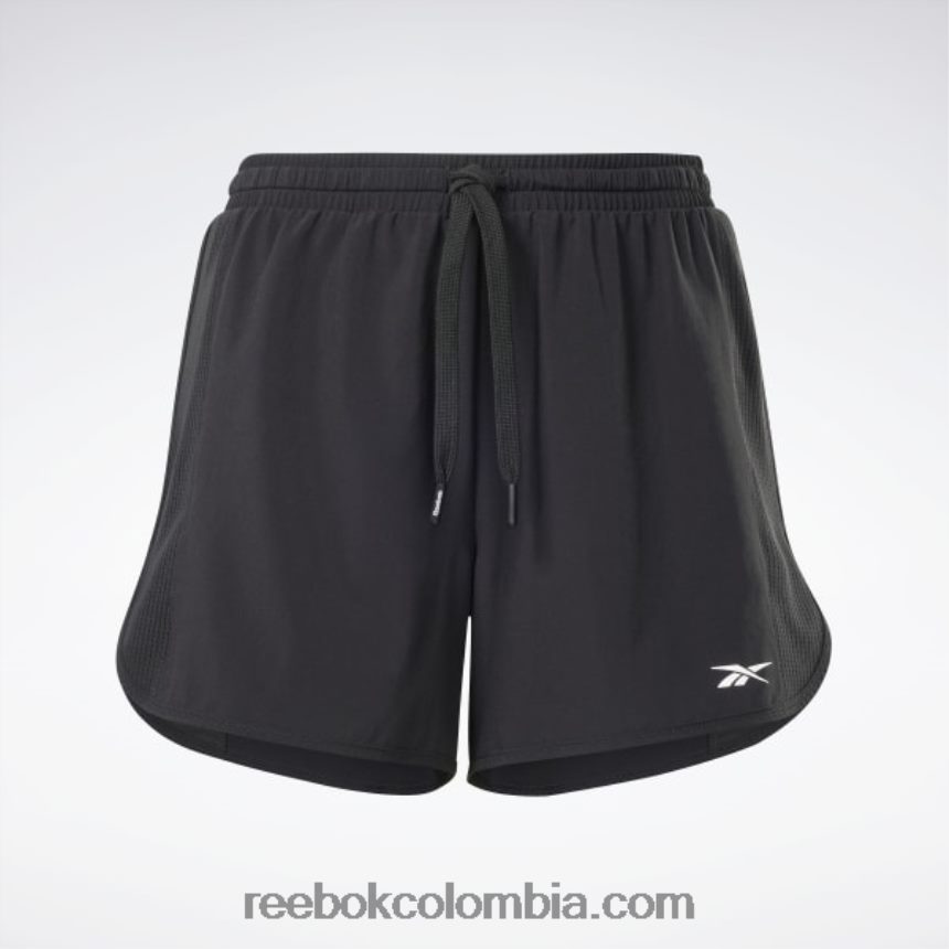 mujer negro pantalones cortos de atleta Reebok D260LP881
