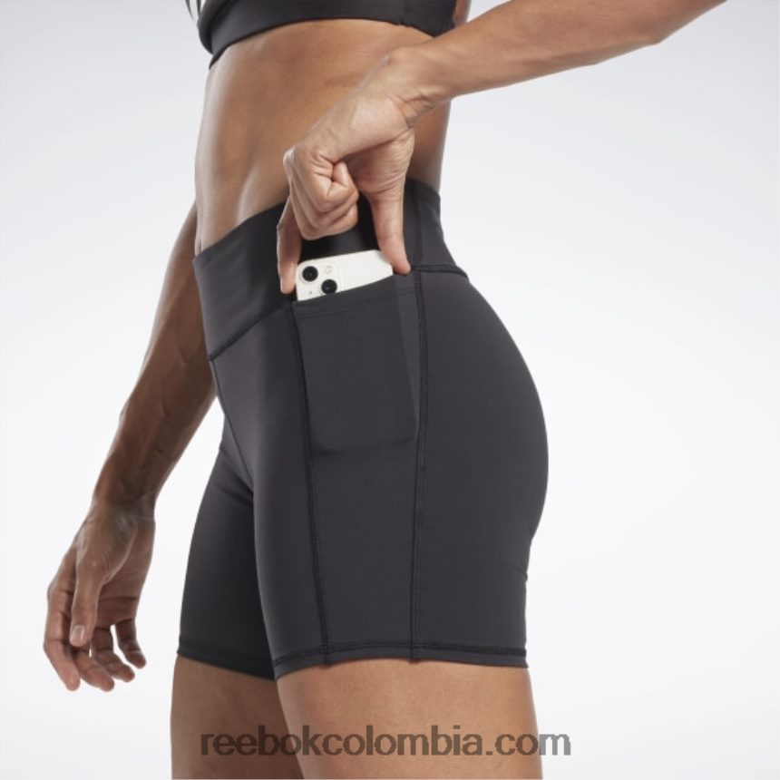 mujer negro pantalones cortos de botín de lujo Reebok D260LP298