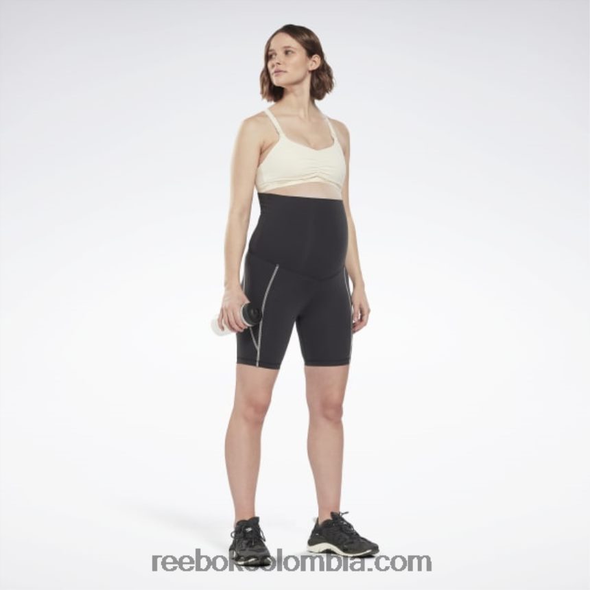 mujer negro pantalones cortos de maternidad Reebok D260LP821