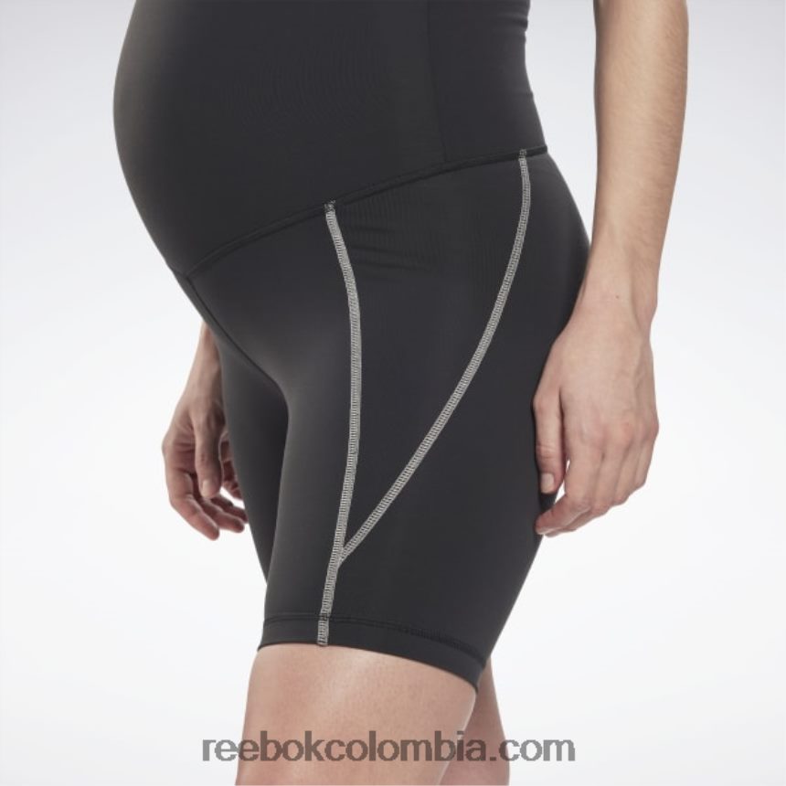 mujer negro pantalones cortos de maternidad Reebok D260LP821