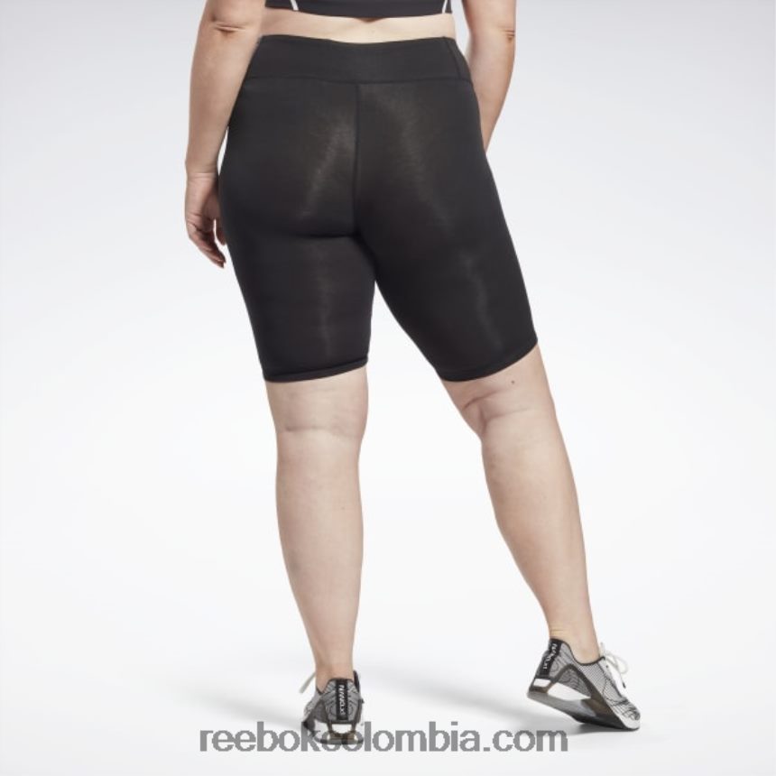 mujer negro shorts ajustados con logo de identidad (tallas grandes) Reebok D260LP601