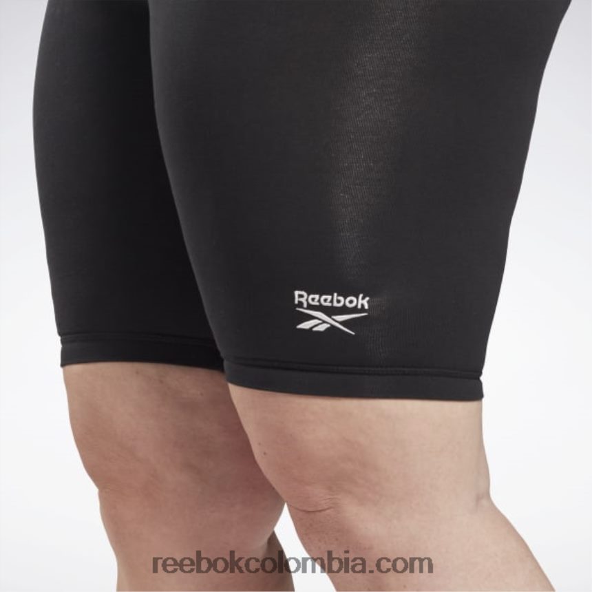 mujer negro shorts ajustados con logo de identidad (tallas grandes) Reebok D260LP601