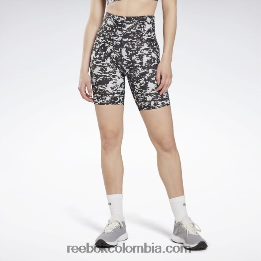 mujer negro shorts estilo safari modernos con motas Reebok D260LP640