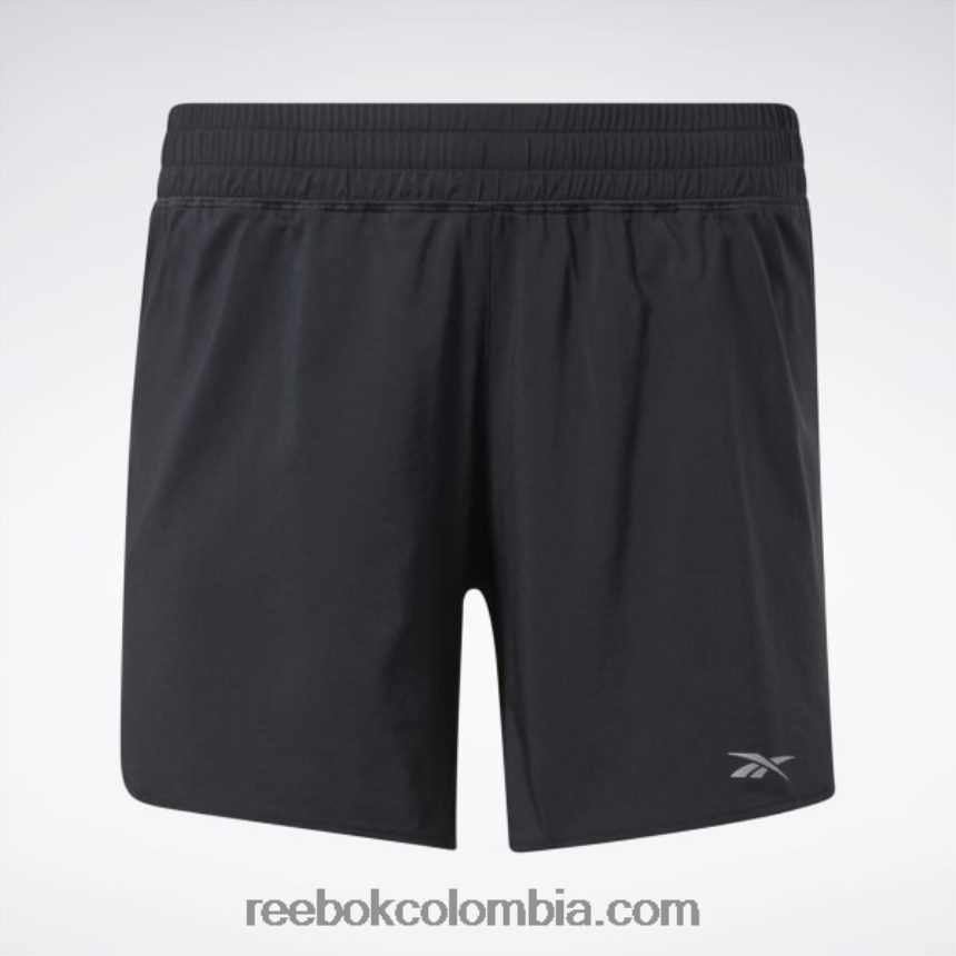 mujer noche negra Pantalones cortos para correr Reebok D260LP505
