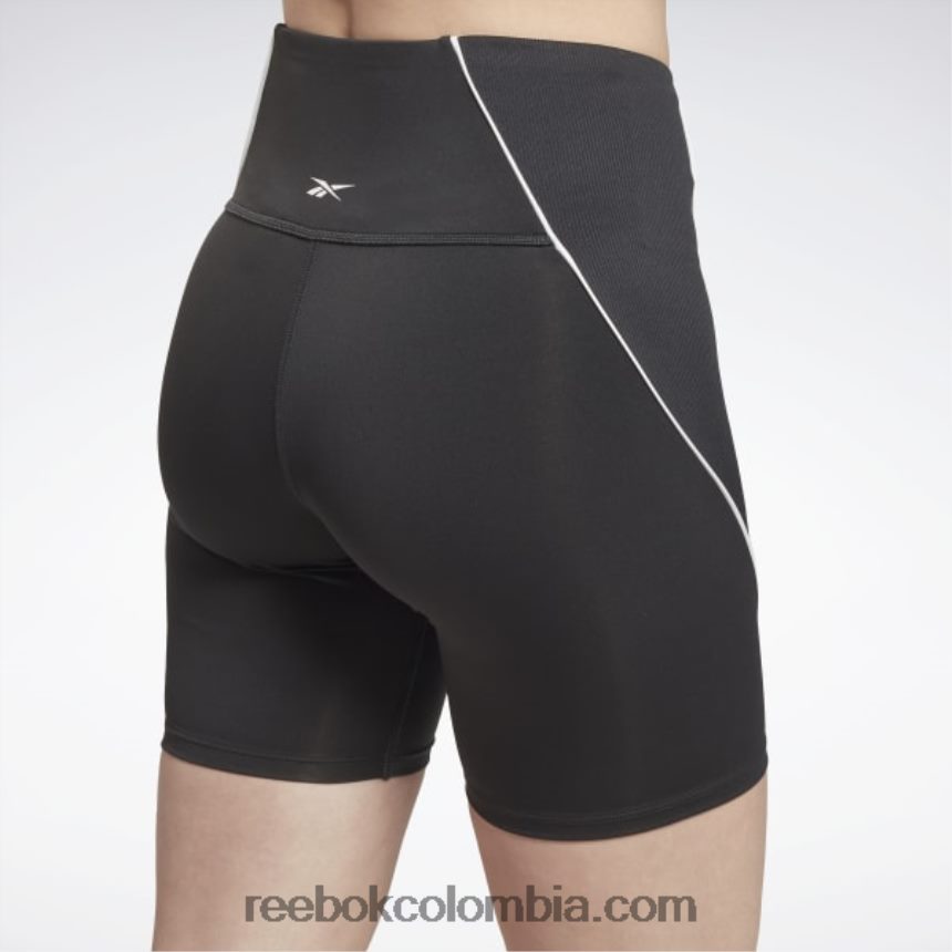 mujer noche negra shorts de poliéster listos para entrenar Reebok D260LP531