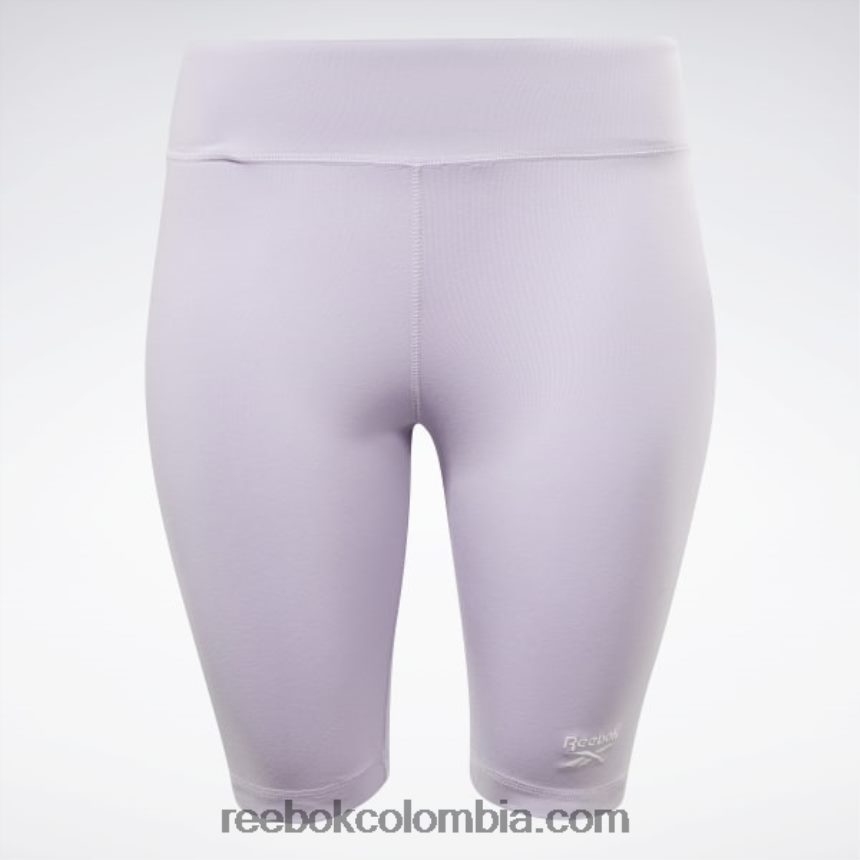 mujer oasis morado shorts ajustados con logo de identidad (tallas grandes) Reebok D260LP861