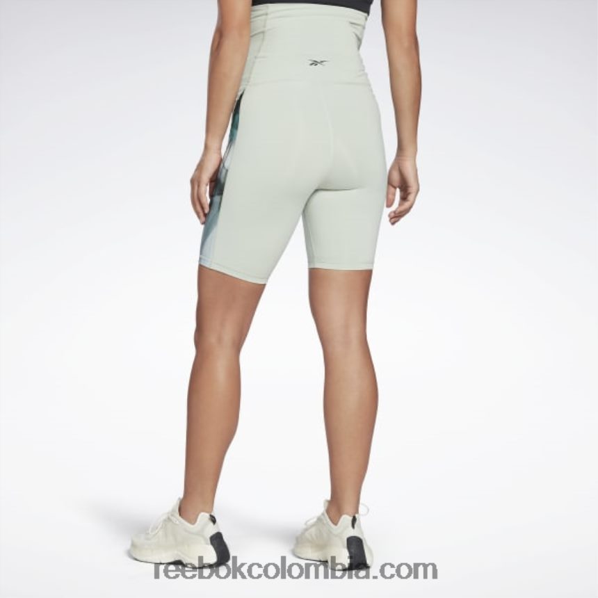 mujer salvia ligera pantalones cortos de bicicleta de maternidad lux Reebok D260LP820