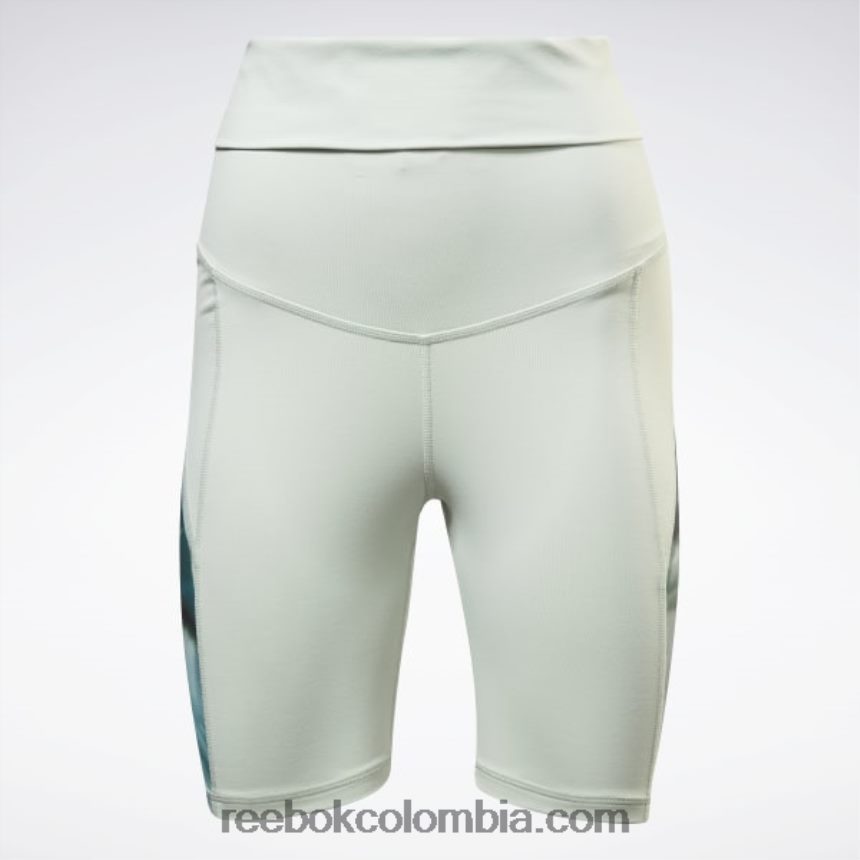 mujer salvia ligera pantalones cortos de bicicleta de maternidad lux Reebok D260LP820
