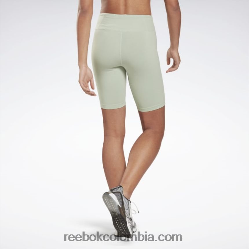 mujer salvia ligera shorts ajustados con logo Reebok D260LP976