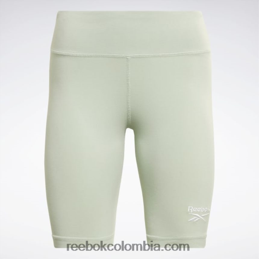 mujer salvia ligera shorts ajustados con logo Reebok D260LP976