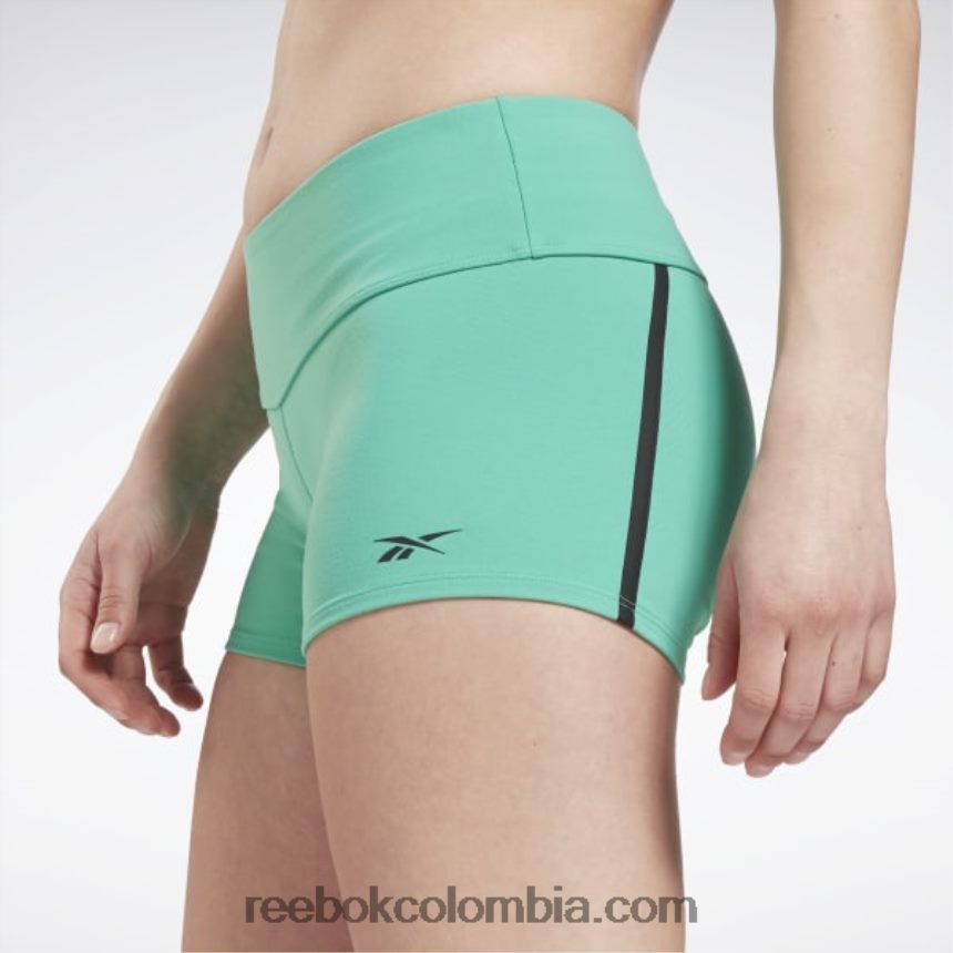 mujer verde azulado futuro Pantalones cortos de United by Fitness Chase Reebok D260LP862