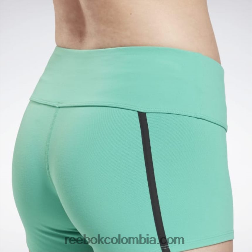mujer verde azulado futuro Pantalones cortos de United by Fitness Chase Reebok D260LP862