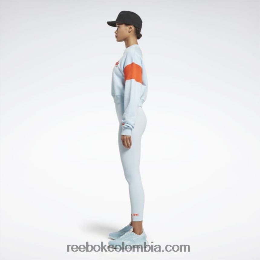 mujer azul fresco f17-r sudadera con gráfico victoria beckham Reebok D260LP543