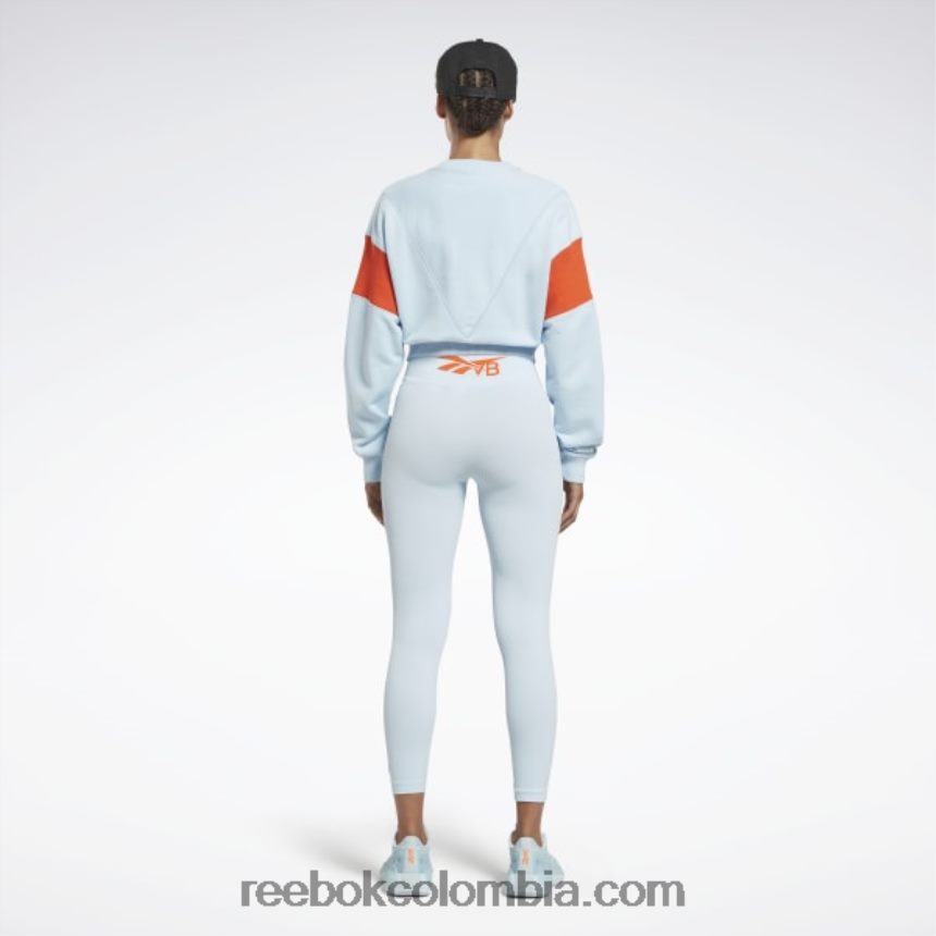 mujer azul fresco f17-r sudadera con gráfico victoria beckham Reebok D260LP543