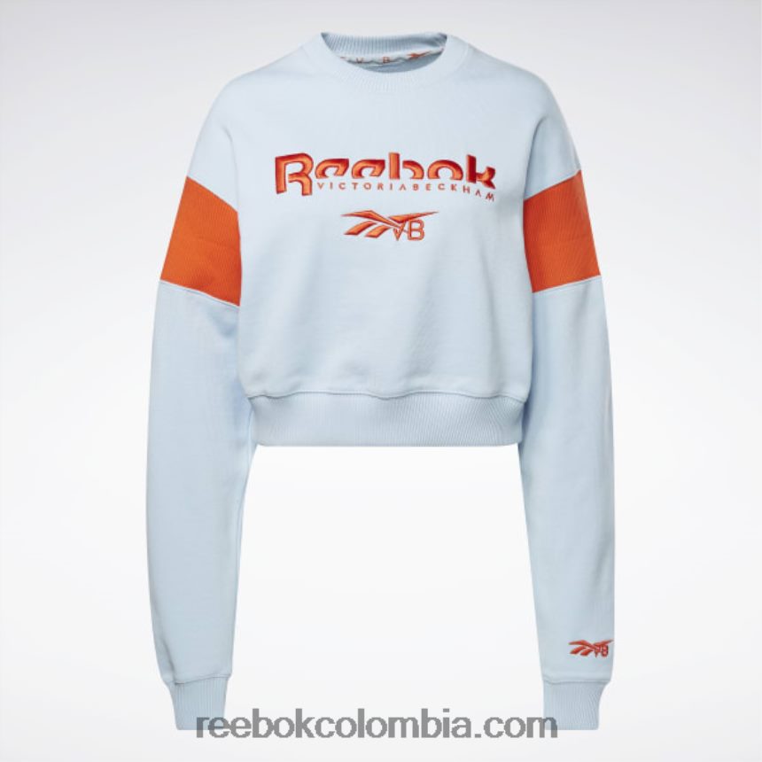 mujer azul fresco f17-r sudadera con gráfico victoria beckham Reebok D260LP543