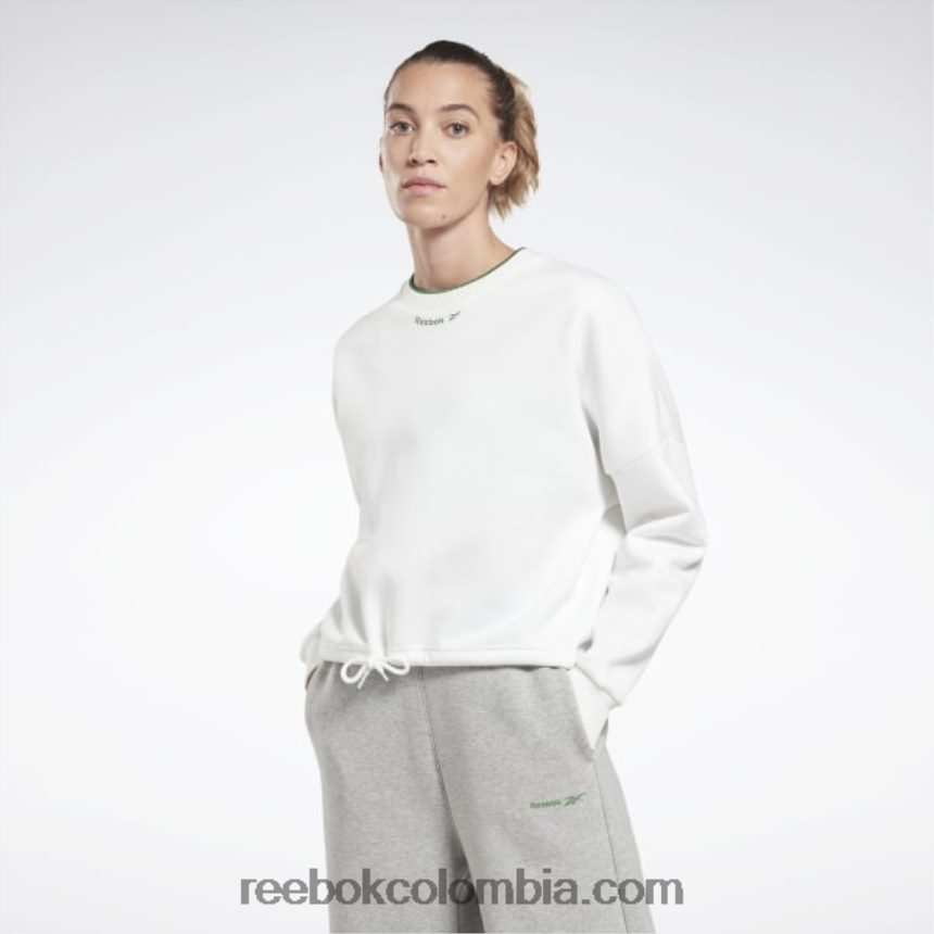 mujer blanco sudadera con cuello de polar Identity Reebok D260LP516