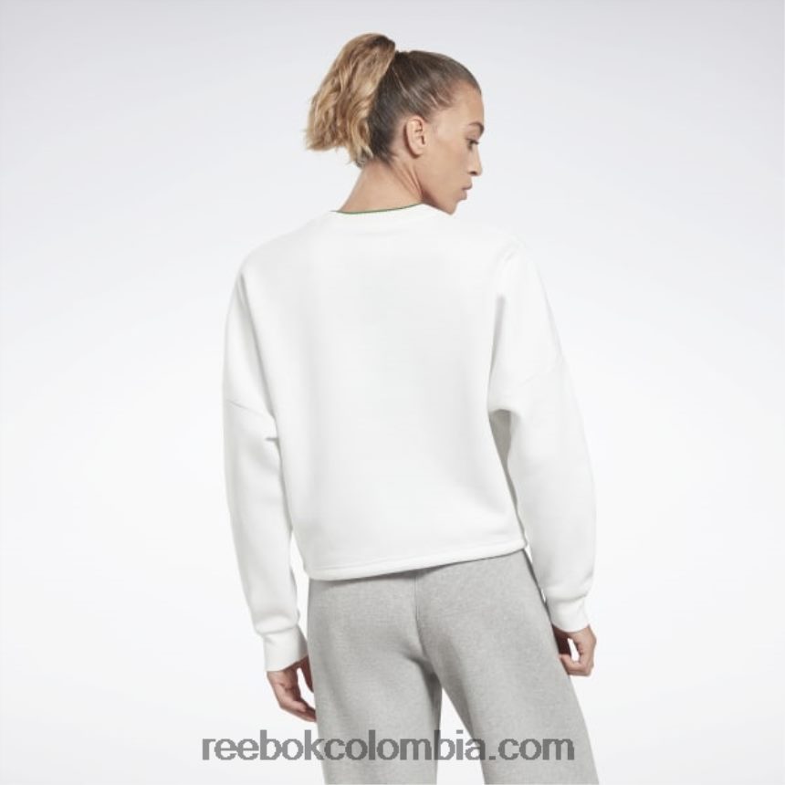 mujer blanco sudadera con cuello de polar Identity Reebok D260LP516