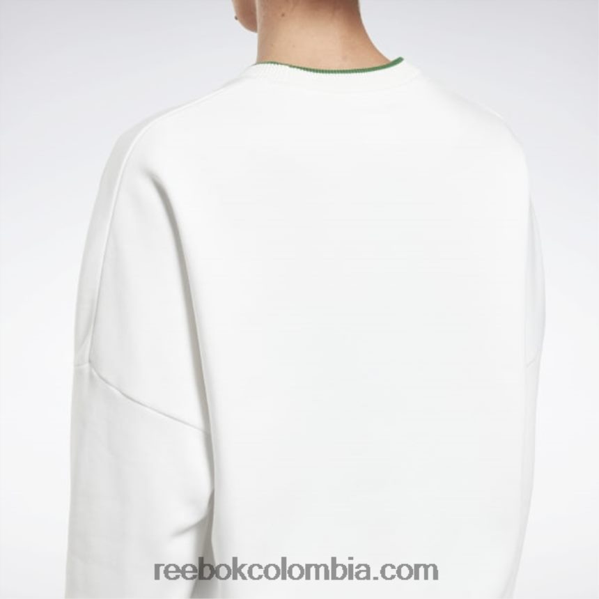 mujer blanco sudadera con cuello de polar Identity Reebok D260LP516