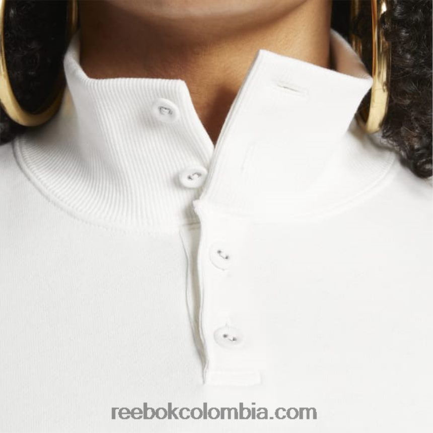 mujer tiza sudadera clásica del equipo universitario (talla grande) Reebok D260LP863