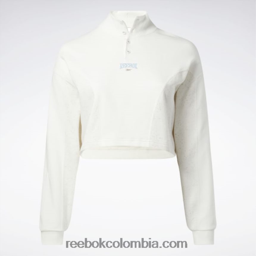 mujer tiza sudadera clásica del equipo universitario (talla grande) Reebok D260LP863