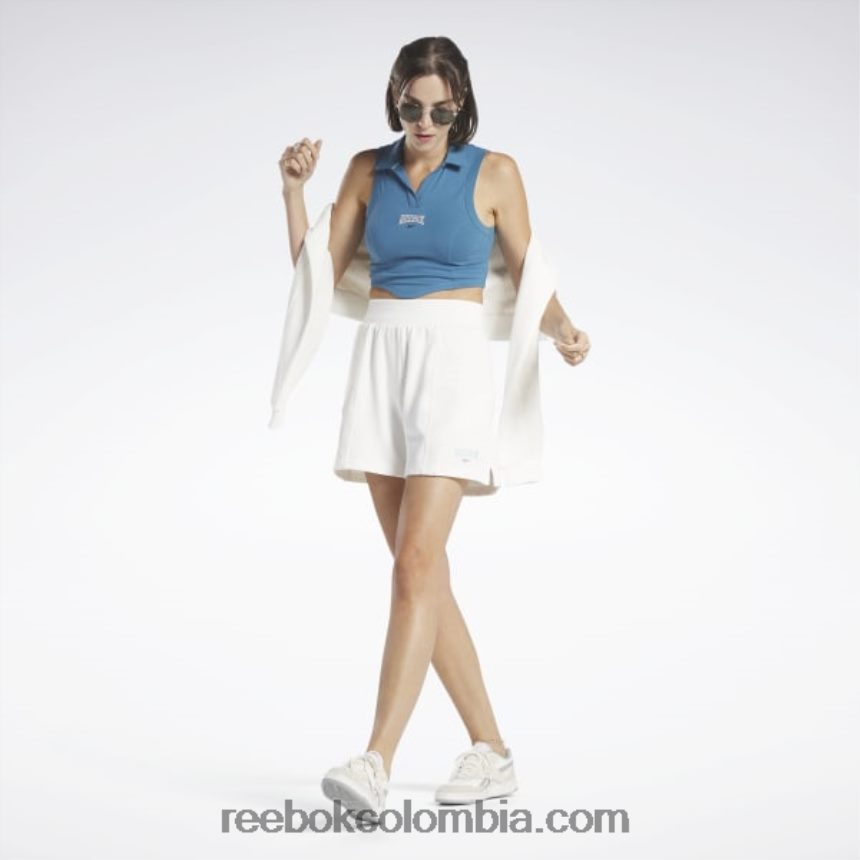 mujer azul acero s23-r camiseta sin mangas clásica del equipo universitario Reebok D260LP854