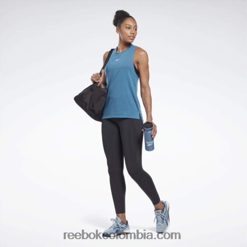 mujer azul acero s23-r camiseta sin mangas desgastada Reebok D260LP511