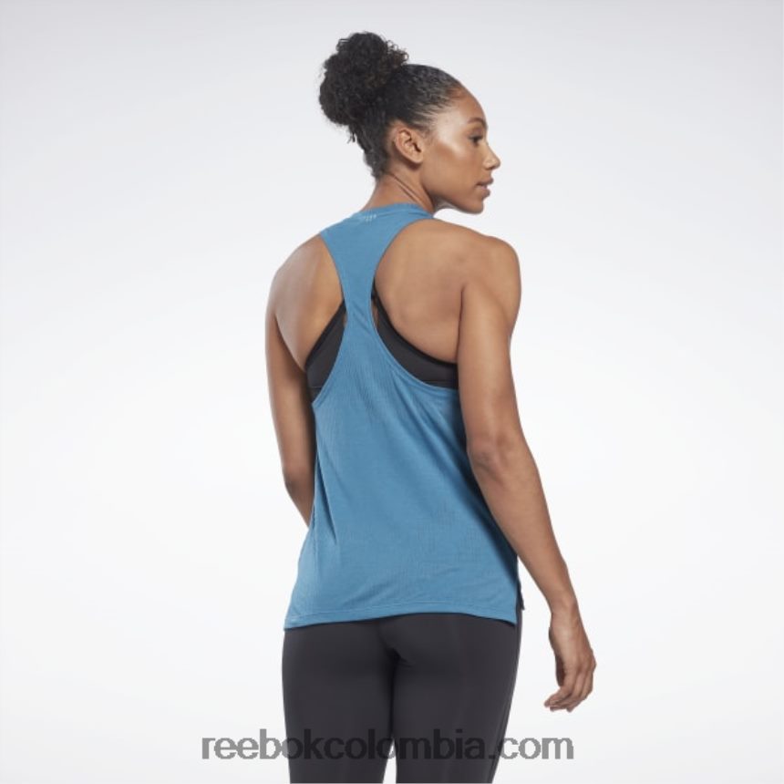 mujer azul acero s23-r camiseta sin mangas desgastada Reebok D260LP511