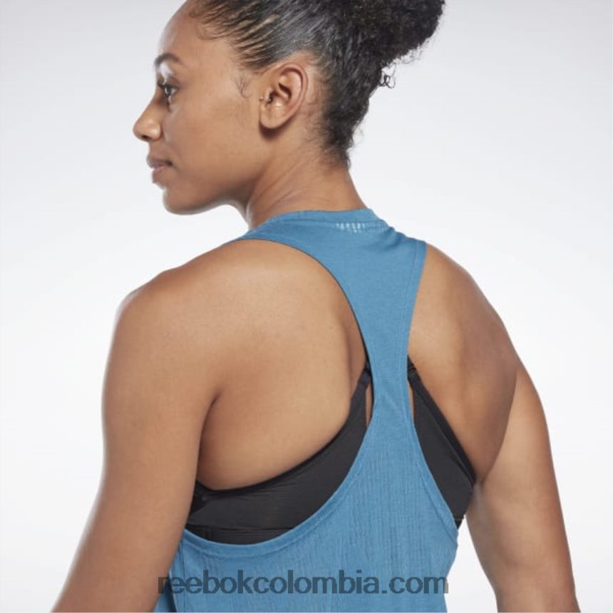 mujer azul acero s23-r camiseta sin mangas desgastada Reebok D260LP511
