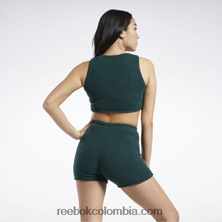 mujer bosque verde camiseta sin mangas calentita clásica Reebok D260LP771