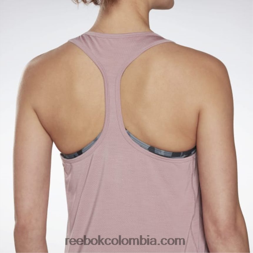 mujer lila infundida camiseta sin mangas con gráfico activchill Reebok D260LP723