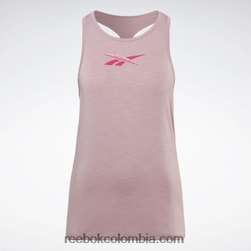 mujer lila infundida camiseta sin mangas con gráfico activchill Reebok D260LP723