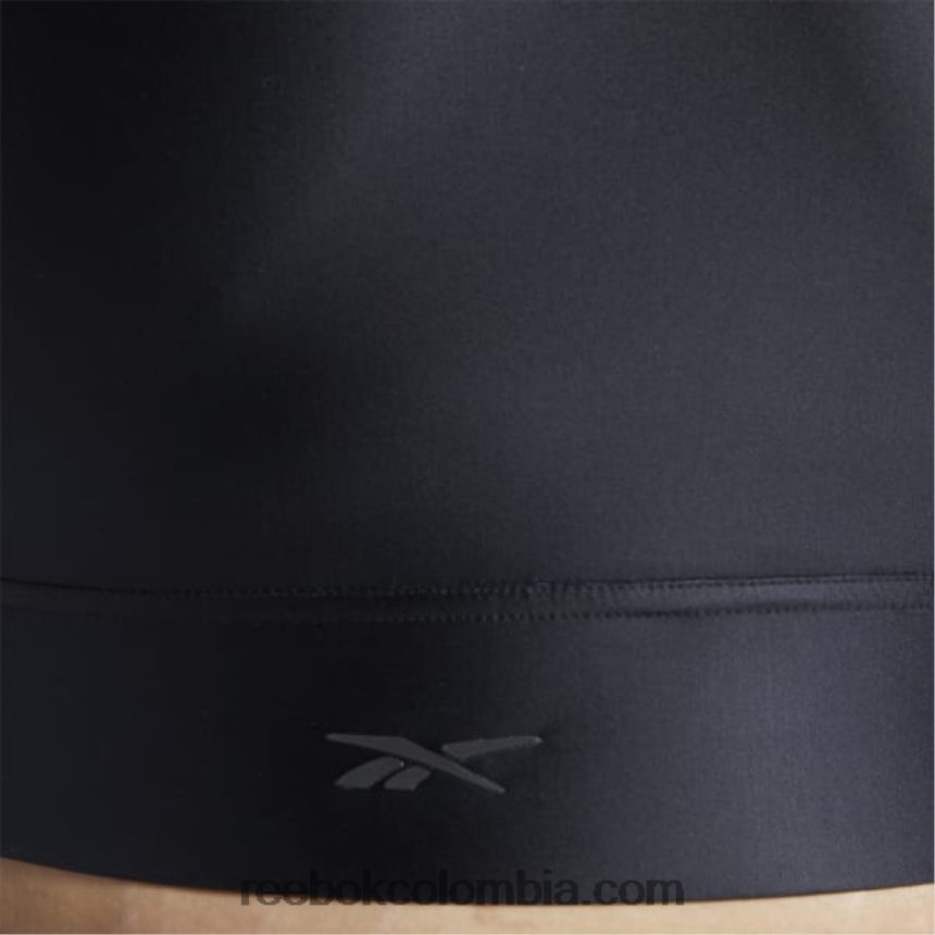 mujer negro camiseta corta sin mangas cardi b con un solo hombro (talla grande) Reebok D260LP950