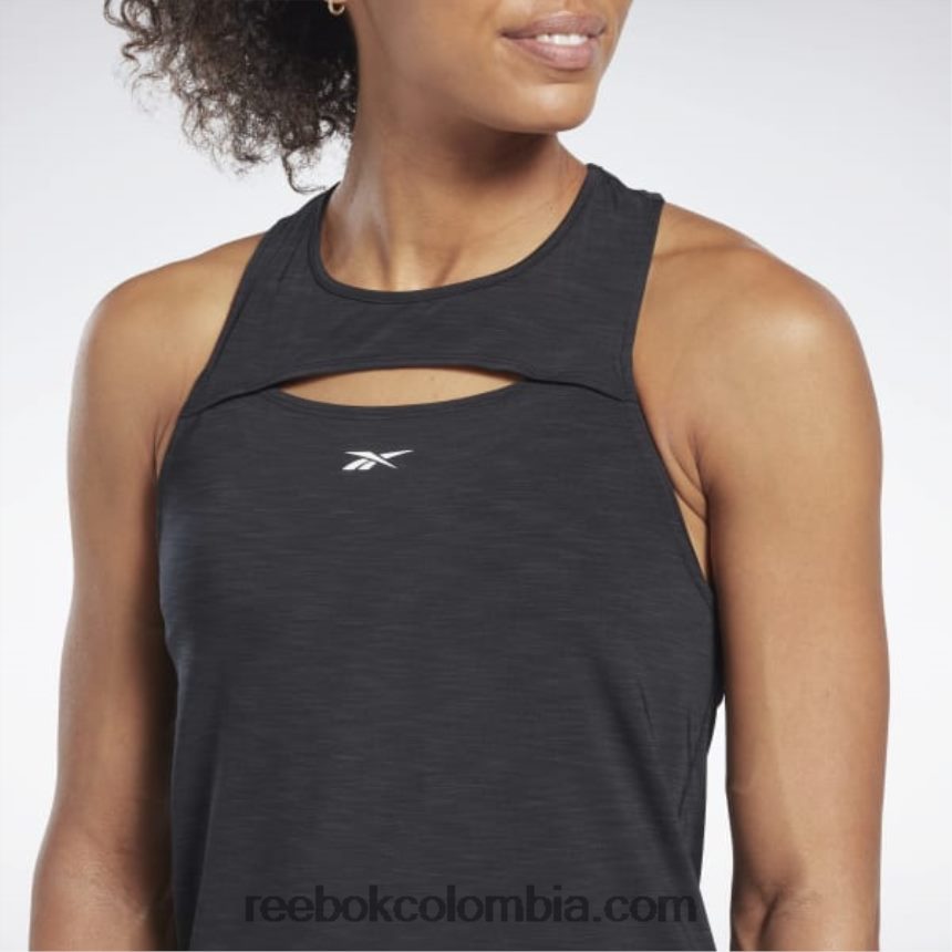 mujer negro camiseta deportiva sin mangas activchill Reebok D260LP549
