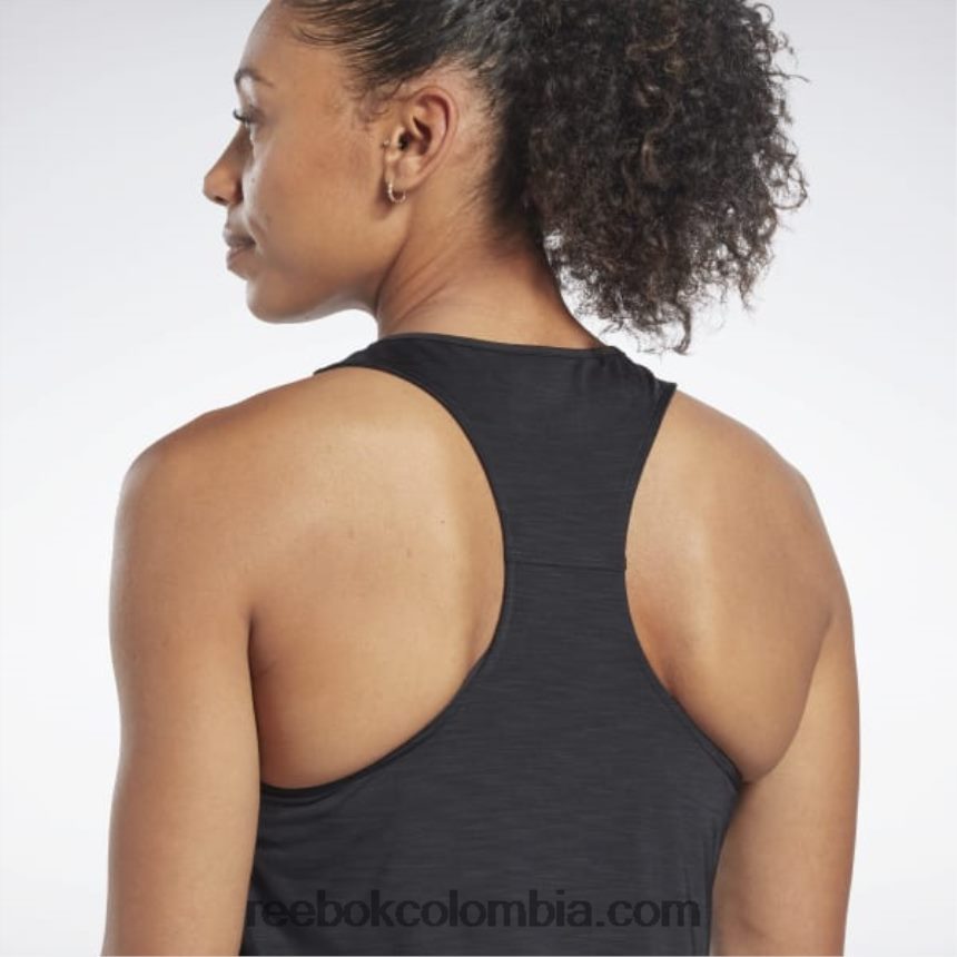 mujer negro camiseta deportiva sin mangas activchill Reebok D260LP549
