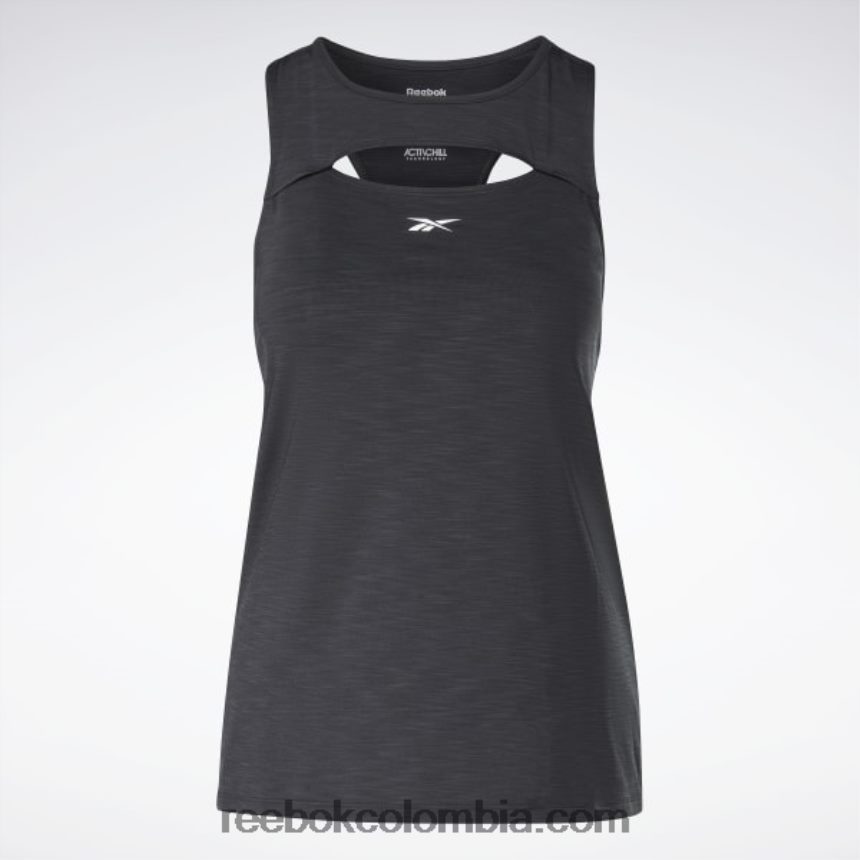 mujer negro camiseta deportiva sin mangas activchill Reebok D260LP549