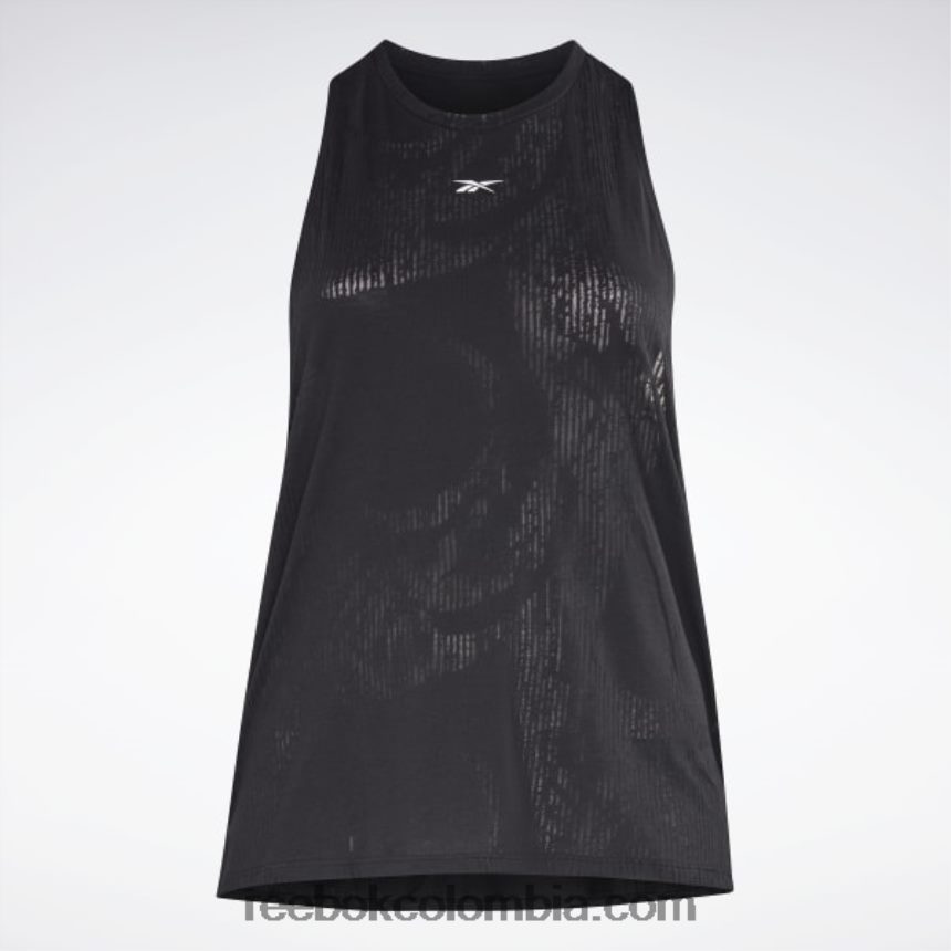 mujer negro camiseta sin mangas desgastada (talla grande) Reebok D260LP829