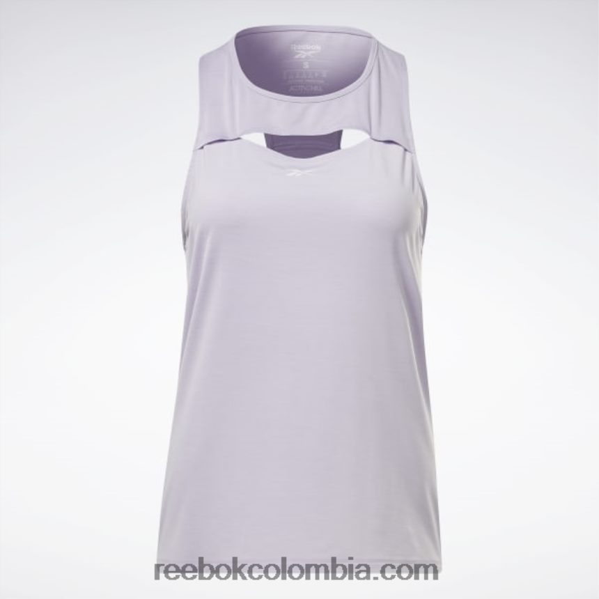 mujer oasis morado camiseta deportiva sin mangas activchill Reebok D260LP734
