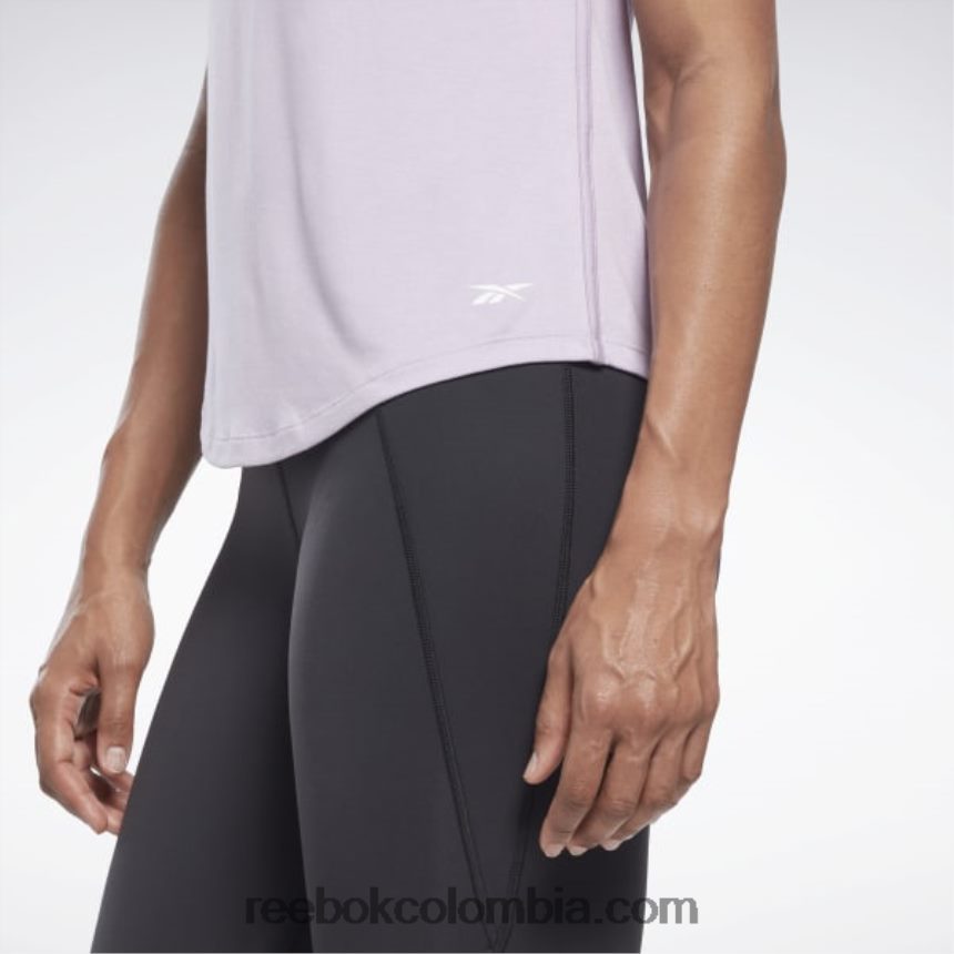 mujer oasis morado camiseta sin mangas activchill+dreamblend Reebok D260LP626