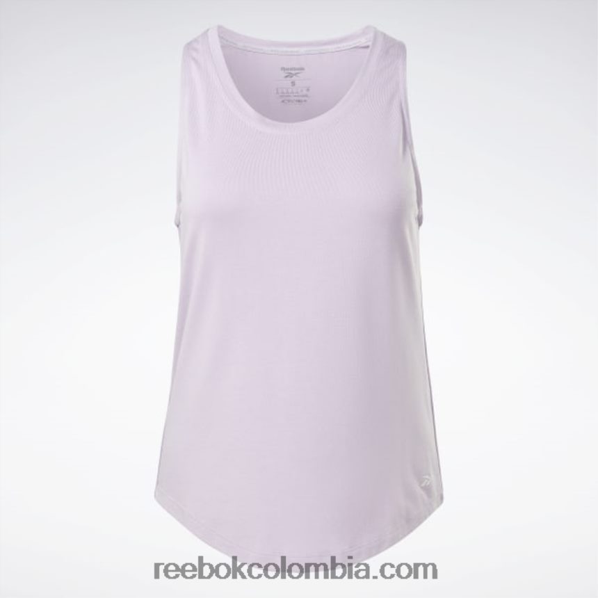 mujer oasis morado camiseta sin mangas activchill+dreamblend Reebok D260LP626