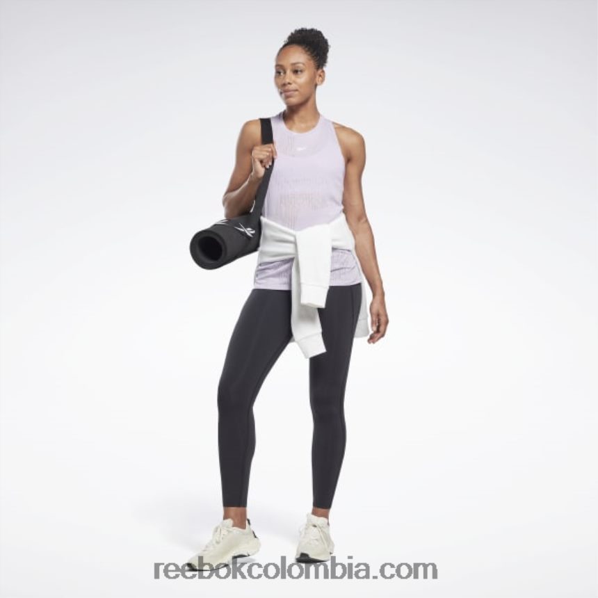 mujer oasis morado camiseta sin mangas desgastada Reebok D260LP661