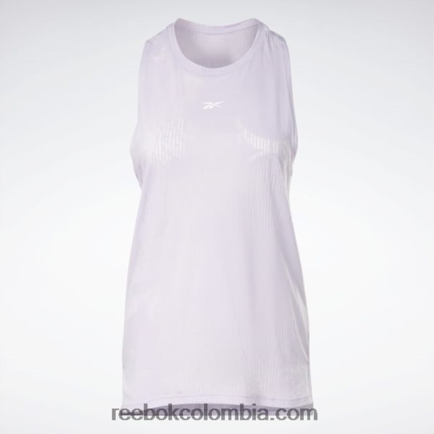 mujer oasis morado camiseta sin mangas desgastada Reebok D260LP661