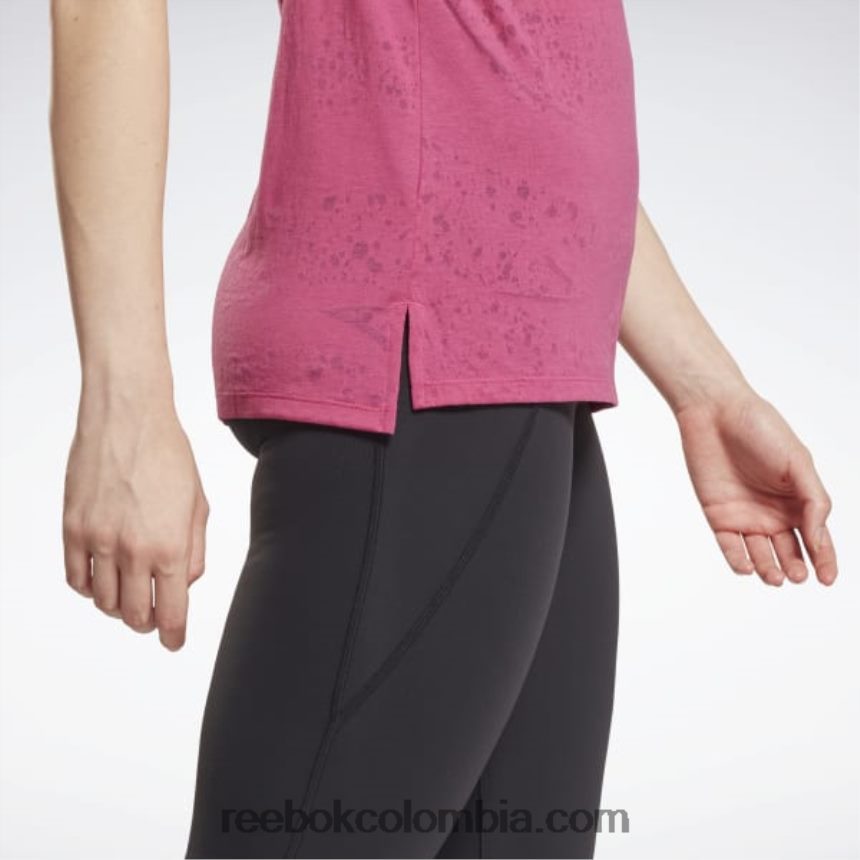 mujer rosa semi orgulloso camiseta sin mangas desgastada Reebok D260LP714