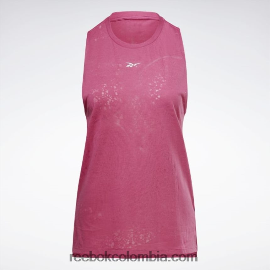 mujer rosa semi orgulloso camiseta sin mangas desgastada Reebok D260LP714