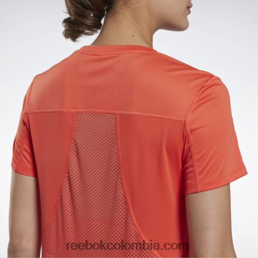 mujer bengala semi naranja camiseta corriendo speedwick Reebok D260LP954