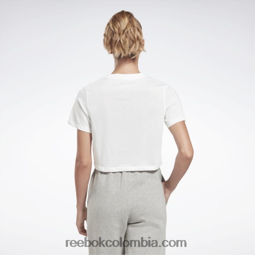 mujer blanco/vector azul camiseta de identidad Reebok D260LP523