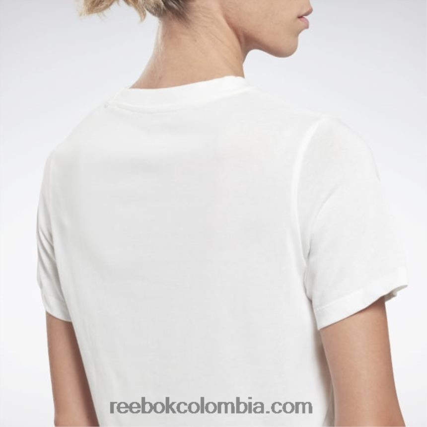 mujer blanco/vector azul camiseta de identidad Reebok D260LP523