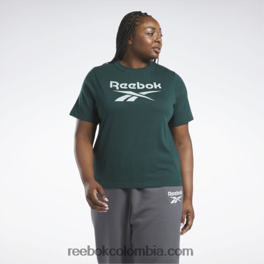 mujer bosque verde camiseta de identidad (talla grande) Reebok D260LP958