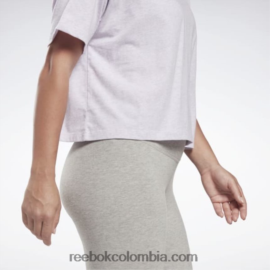 mujer brillo de cuarzo mel camiseta con ribetes Reebok D260LP851