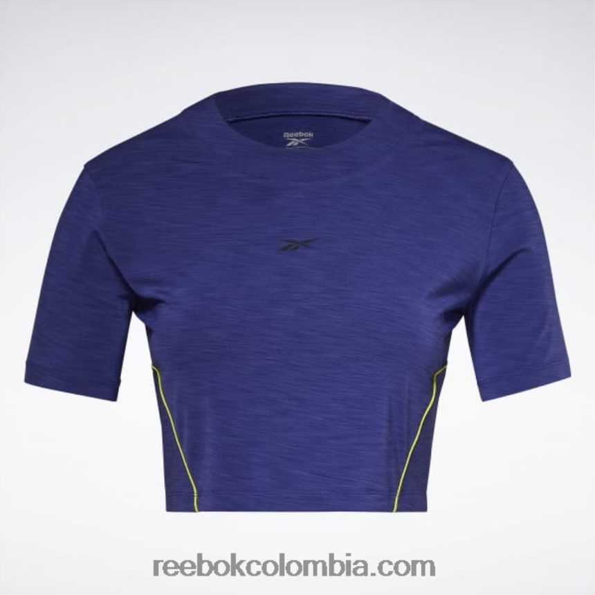 mujer morado negrita camiseta les mills estilo activchill Reebok D260LP879